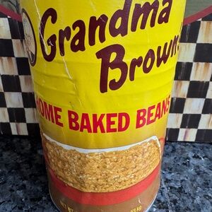 Awesome Hard to Find Discontinued  Grandma Browns Baked Beans 54oz Can